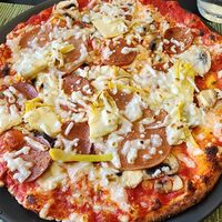 Quattro Stagioni at NovaPizza Vegan Kitchen in Edinburgh