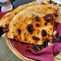 Rosemary focaccia at NovaPizza Vegan Kitchen in Edinburgh