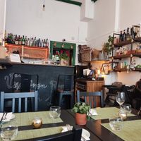 Inside at NovaPizza Vegan Kitchen in Edinburgh