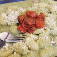 The gnocchi at NovaPizza Vegan Kitchen in Edinburgh
