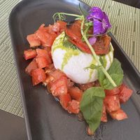 Burrata  at NovaPizza Vegan Kitchen in Edinburgh