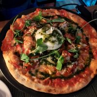 Pizza Caprese at NovaPizza Vegan Kitchen in Edinburgh