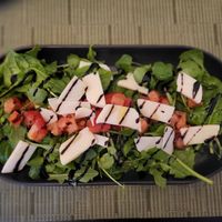 Rocket salad at NovaPizza Vegan Kitchen in Edinburgh