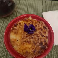 Creme brûlée   at NovaPizza Vegan Kitchen in Edinburgh