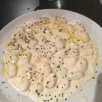 Four Cheese Gnocchi ordered without Mushrooms at NovaPizza Vegan Kitchen in Edinburgh
