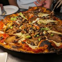Roma pizza at NovaPizza Vegan Kitchen in Edinburgh