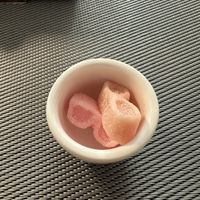 Little vegan candies that came with the check  at NovaPizza Vegan Kitchen in Edinburgh