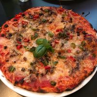 Seitan Pizza  at NovaPizza Vegan Kitchen in Edinburgh