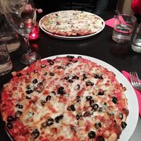 Pizzas from the Valentines Day Menu 2019.  at NovaPizza Vegan Kitchen in Edinburgh