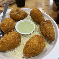 Yam lychee prawn with wasabi 7.5/10 a bit heavy  at Nature Vegetarian Delights 大自然素食 - Upper Serangoon in Northeast Singapore