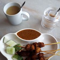 veg sate at Nature Vegetarian Delights 大自然素食 - Upper Serangoon in Northeast Singapore