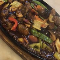 hot plate oyster  at Nature Vegetarian Delights 大自然素食 - Upper Serangoon in Northeast Singapore