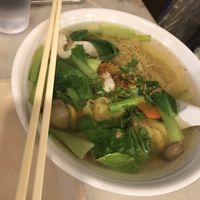 wanton mee at Nature Vegetarian Delights 大自然素食 - Upper Serangoon in Northeast Singapore