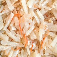 The main ingredient for popiah at Nature Vegetarian Delights 大自然素食 - Upper Serangoon in Northeast Singapore