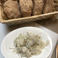 some salad  at Flora in Verona