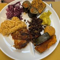 All vegan buffet! at Flora in Verona