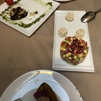 Tartar, eggplant dish.  at Flora in Verona