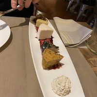 Cheese selection   at Flora in Verona