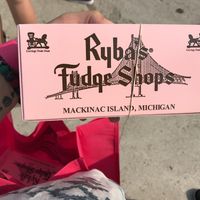 Vegan Fudge! at Ryba's Fudge Shop in Mackinac Island