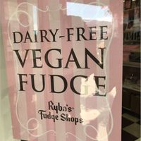 Dark dark choc! at Ryba's Fudge Shop in Mackinac Island