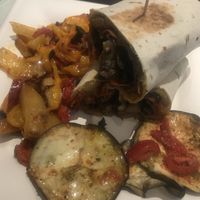 Vegan wrap  at Feliz Cafe in Peschiera Del Garda