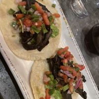 Portabella mushroom tacos with no cheese  at Hatch Taqueria and Tequila  in Jackson