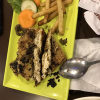 Grilled tofu at Loving Heart in Kathmandu