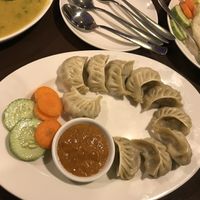 Steamed momos   at Loving Heart in Kathmandu