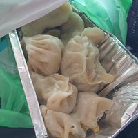 Take away Momos for my flight at Loving Heart in Kathmandu