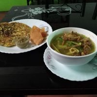 On left : tofu veggie omelet with nacho
On right : soup veggie tofu, mushroom, thanduk at Loving Heart in Kathmandu