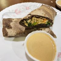 Sooo delicious ragi crepe, yummy😋🙏  at Loving Heart in Kathmandu