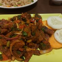 Seitan sadeko at Loving Heart in Kathmandu