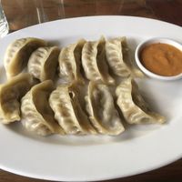 Vegan momos  at Loving Heart in Kathmandu