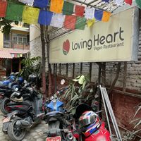 Entrance  at Loving Heart in Kathmandu