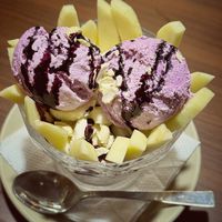 The vegan queen 👸   at Loving Heart in Kathmandu