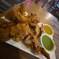 Mushroom pakora  at Loving Heart in Kathmandu
