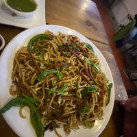 Seitan Chow Mein  at Loving Heart in Kathmandu