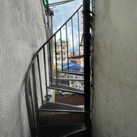 The stairs to get to the rooftop   at Loving Heart in Kathmandu