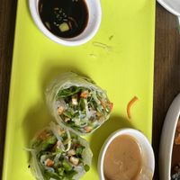 Summer rolls  at Loving Heart in Kathmandu