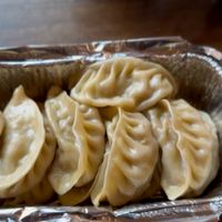 Veg momos   at Loving Heart in Kathmandu