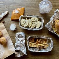 My big feast 🤩😋  at Loving Heart in Kathmandu