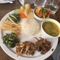 Khana set  at Loving Heart in Kathmandu