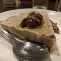 Vegan cheesecake at Loving Heart in Kathmandu