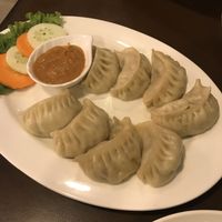 veg momo at Loving Heart in Kathmandu