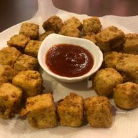 Tofu pakora  at Loving Heart in Kathmandu