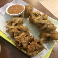 Mushroom Pakoda Sticks at Loving Heart in Kathmandu