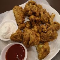 Cauliflower Buffalo wings at Loving Heart in Kathmandu