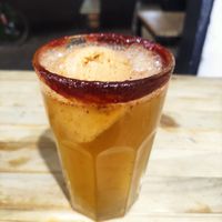 Michelada at Vegetal - temporarily closed in Mexico City