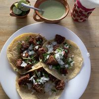 Tacos de medallón   at Vegetal - temporarily closed in Mexico City