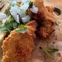 Tacos with crispy mushrooms  at Vegetal - temporarily closed in Mexico City